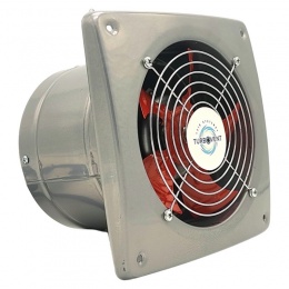 Турбовент НОК 150 - настенный осевой вентилятор с обратным клапаном