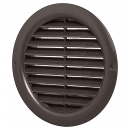 Вентиляционная решетка Домовент ДВ 125 бВс коричневая