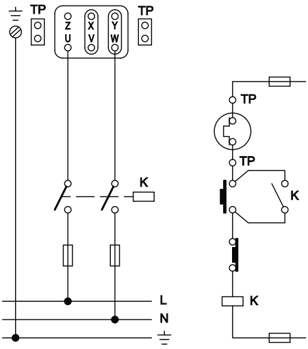 Cхема підключення Soler&Palau CTHB/4-140