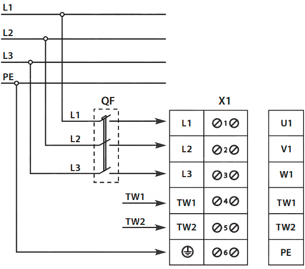 Підключення VENTS МПА 3200 В LCD до мережі