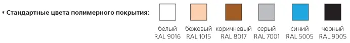 Варианты исполнения решетки ОРГ