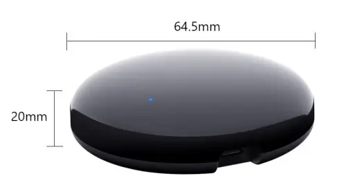 Smart IR remote control размеры Габаритные размеры Smart IR remote control