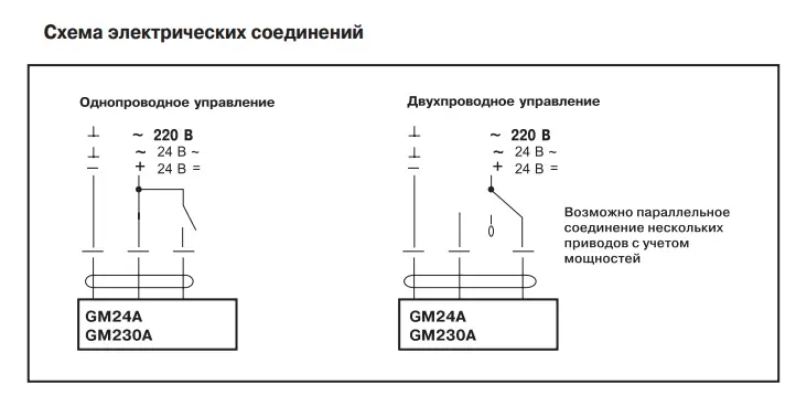 Схема подключения