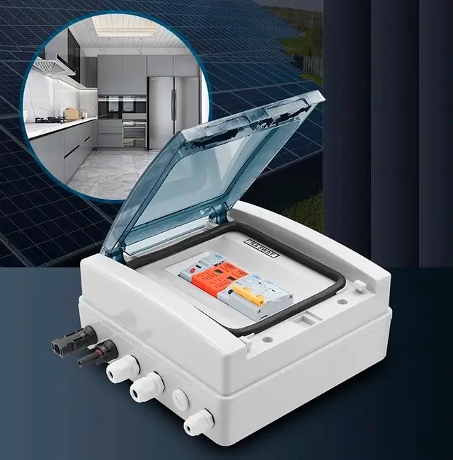 Установка на улице TOMZN 16A DC 600V MCB