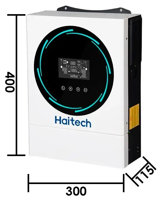 Размеры инвертора SUNON IV 4 KW/24V Haitech Габаритные размеры SUNON IV 4 KW/24V Haitech