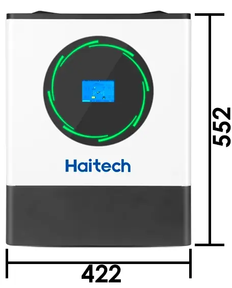 Розміри інвертора SUNPOLO 8 KW/48V Haitech Габаритні розміри SUNPOLO 8 KW/48V Haitech