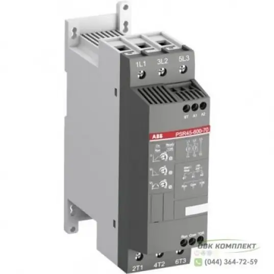 Влаштування плавного пуску ABB PSR45-600-70 22 кВт