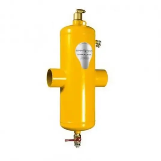 Сепаратор воздуха и шлама SpiroCombi Air & Dirt DN50 (под приварку - сталь)