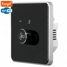 SMART Wi-Fi Регулятор скорости вентилятора с ручкой чёрный