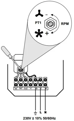 Підключення Soler&Palau TD-2000/315 SILENT ECOWATT