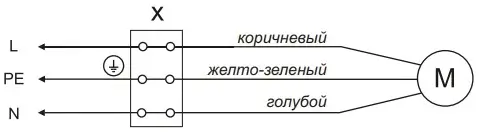 Подключение вентилятора Домовент ВКОМ 315 Ц к сети Подключение вентилятора Домовент ВКОМ 315 Ц