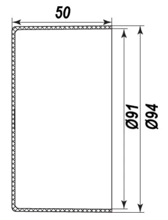 Габаритные размеры FlexiVent 030190