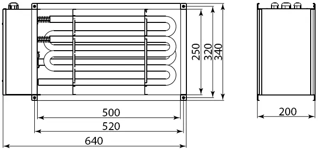 Размеры ВЕНТС НК 500x300-18,0-3