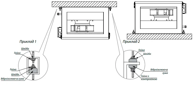 Монтаж припливної установки ВЕНТС ПА 02 В4 LCD Монтаж VENTS ПА 02 В4 LCD