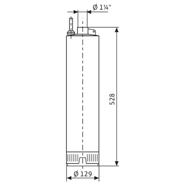Габаритные размеры насоса Wilo TWI 5-SE 306